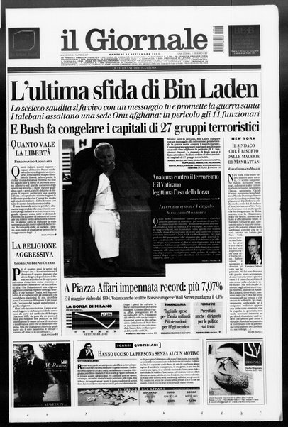 Il giornale : quotidiano del mattino